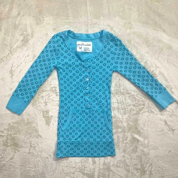 blue y2k Aeropostale henley top - Picture 1 of 7